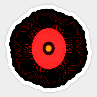 Iris Eye of flower Sticker